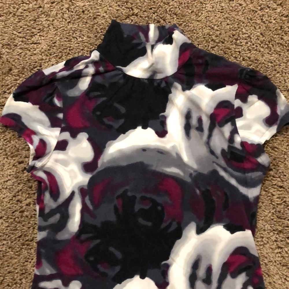 Express short sleeve mock turtleneck